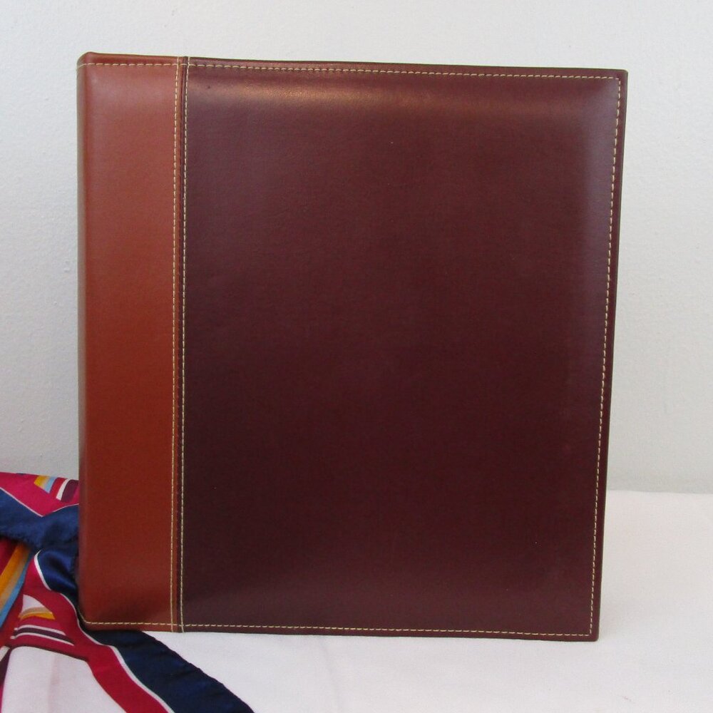 Bindertek Premium Leather 3-Ring Binder/Photo Album - 3rd of 8